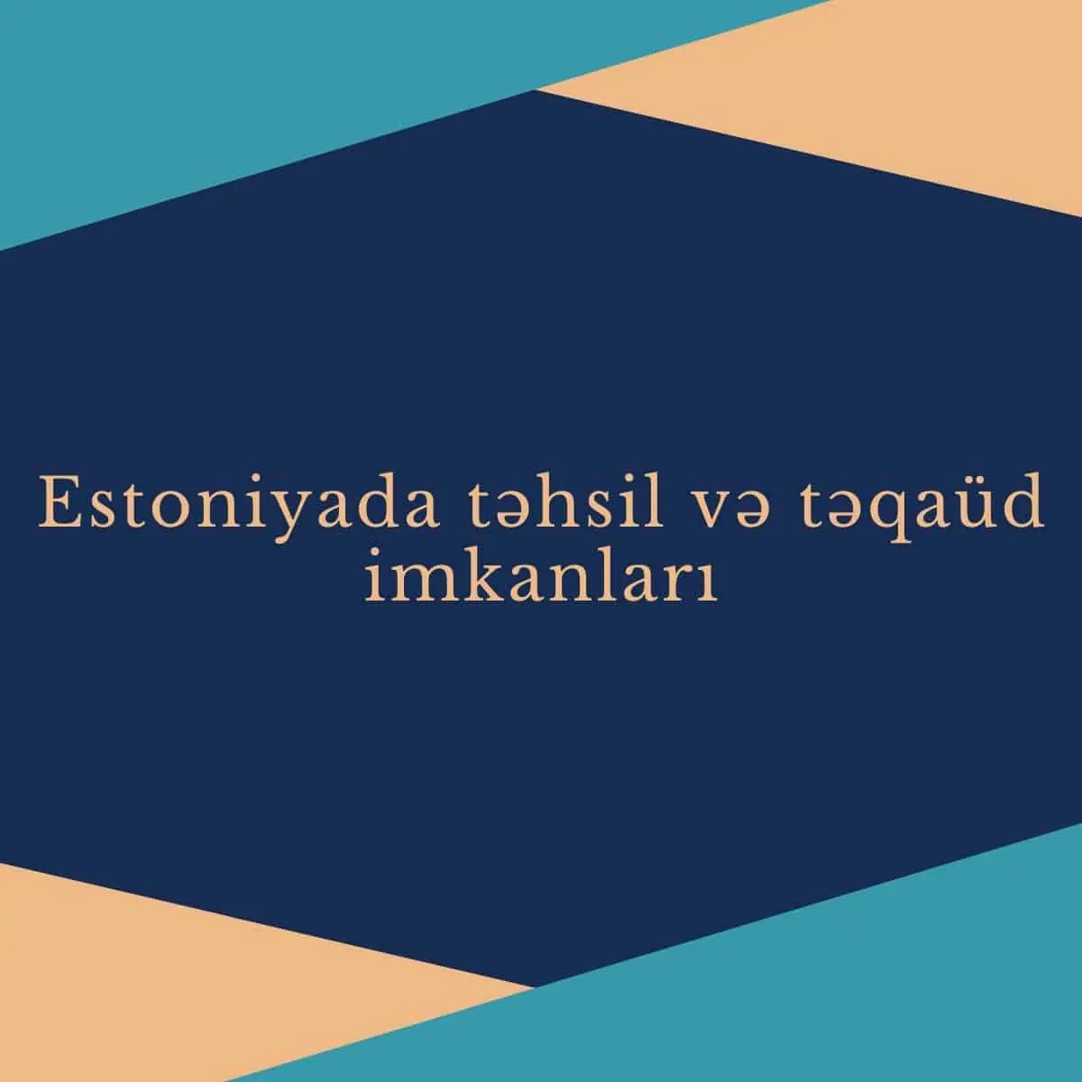 Estoniyada təhsil və təqaüd imkanları